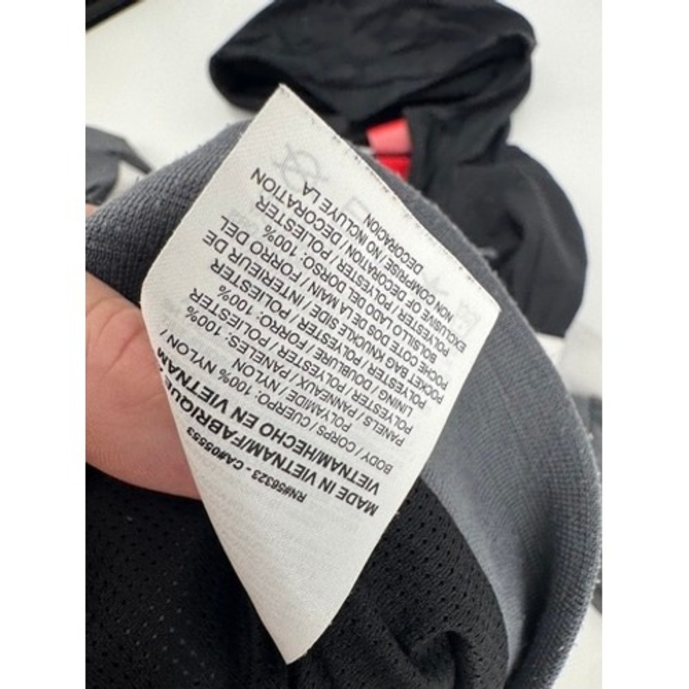 Nike Windrunner Jacket Mens Small Black White Grey Big Swoosh Full Zip Hooded - Picture 14 of 16